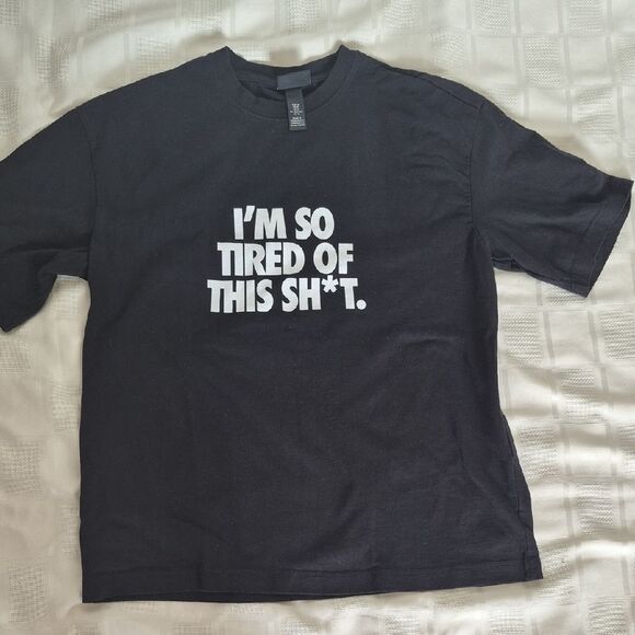 H&M Black Statement Tee - Picture 14 of 16